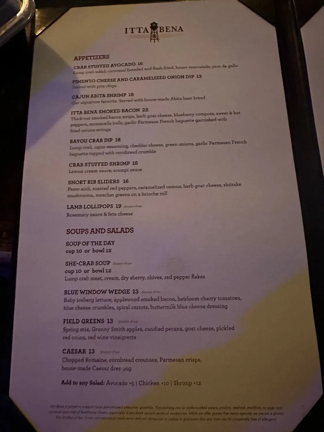 Menu 3