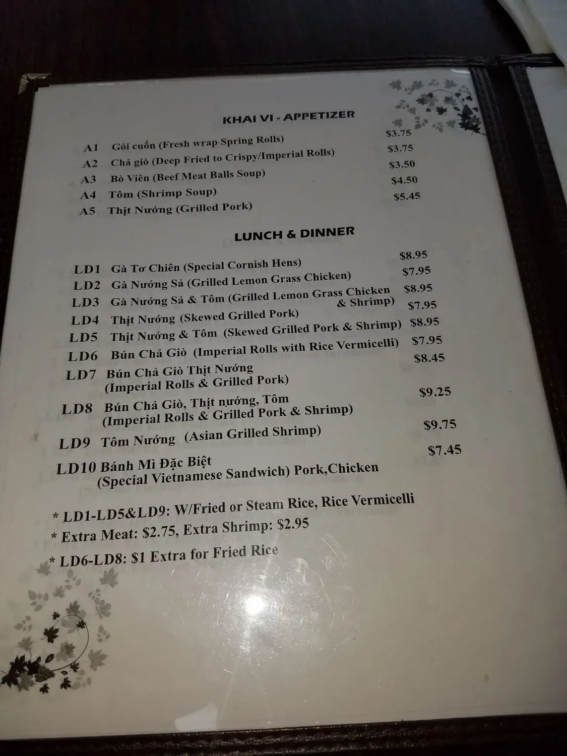 Menu 4