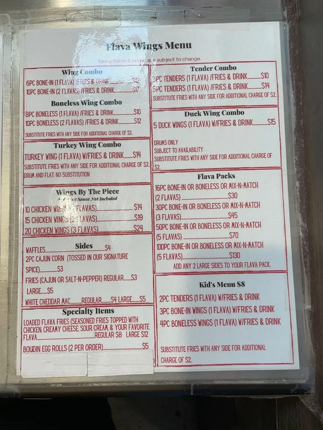 Menu 3