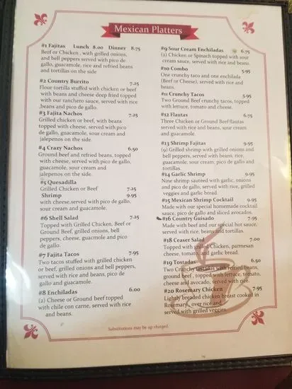 Menu 6