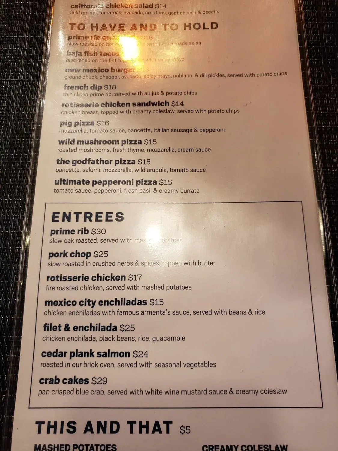 Menu 5