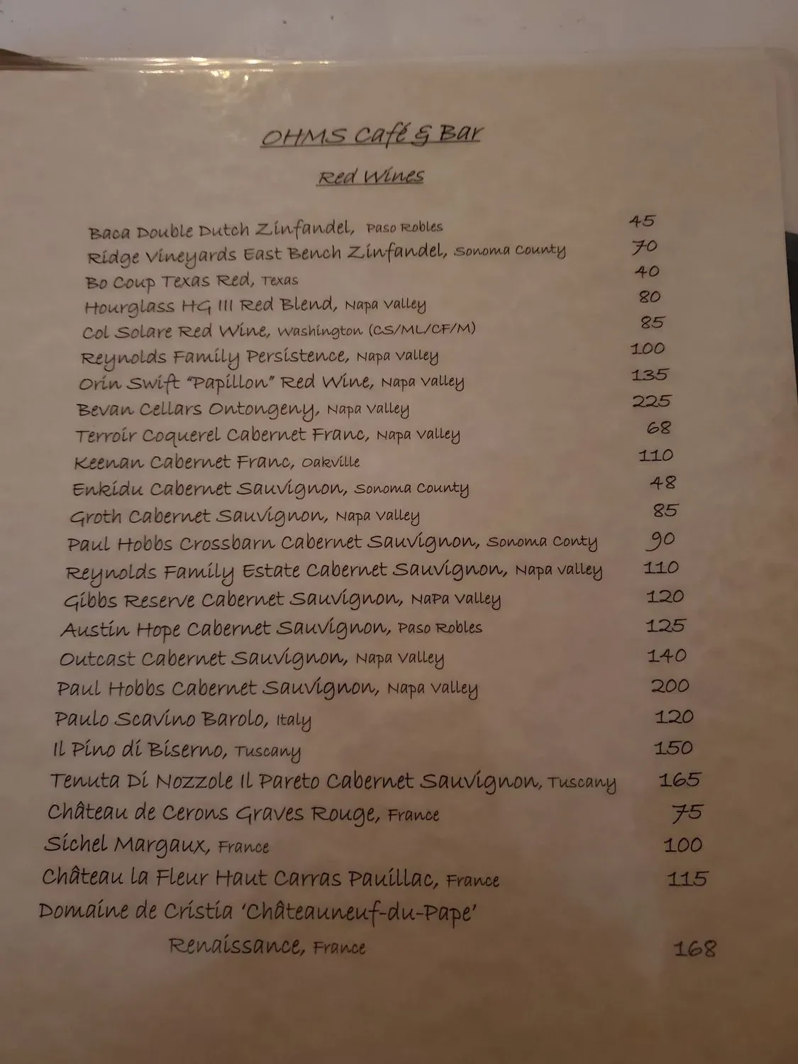 Menu 2