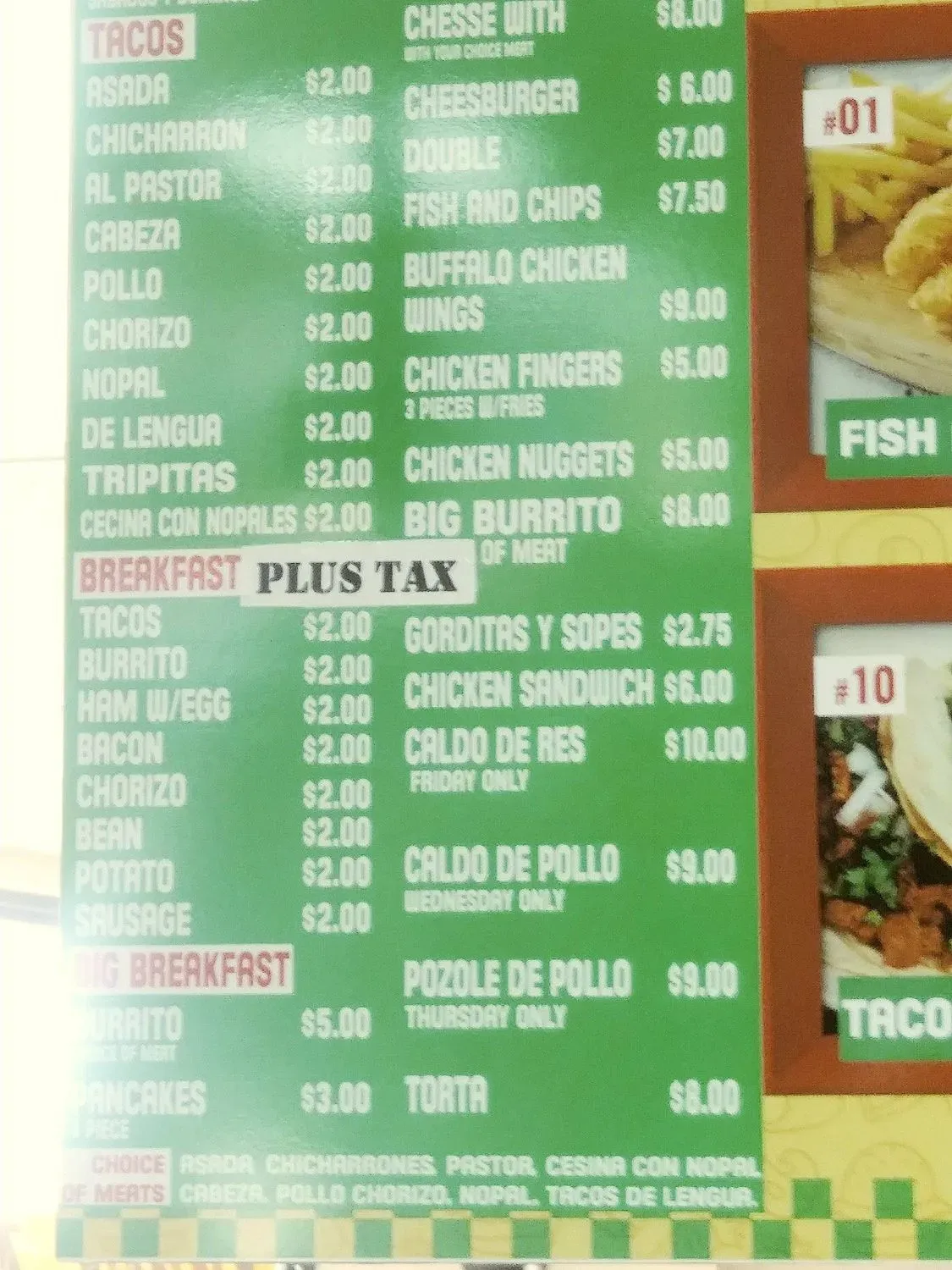 Menu 3