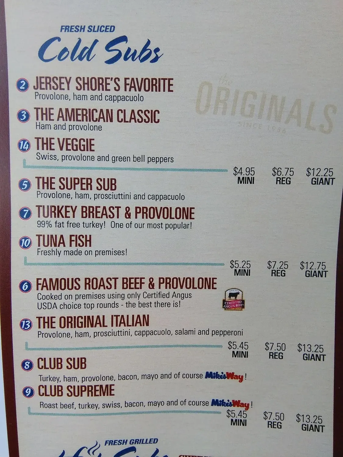 Menu 2