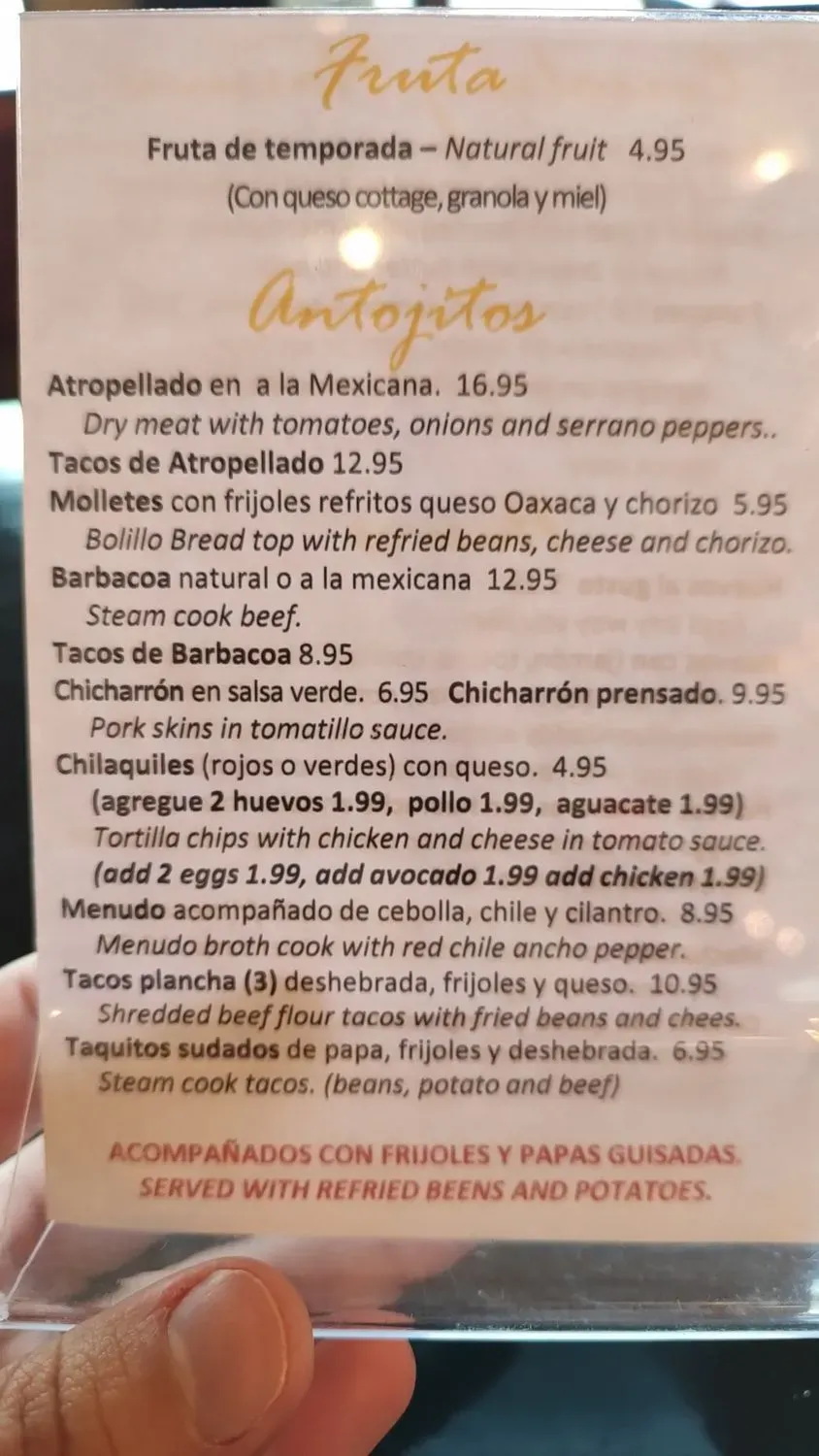 Menu 4