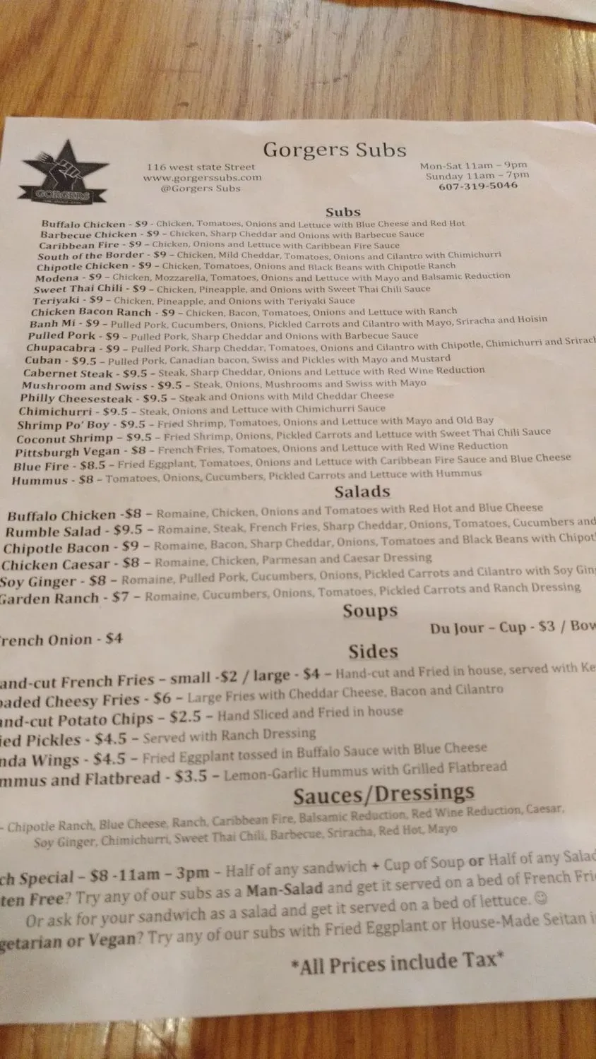 Menu 6