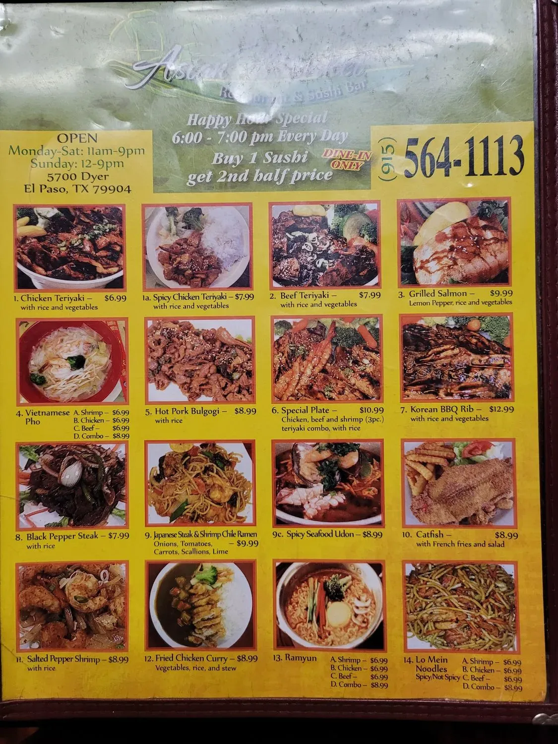 Menu 6