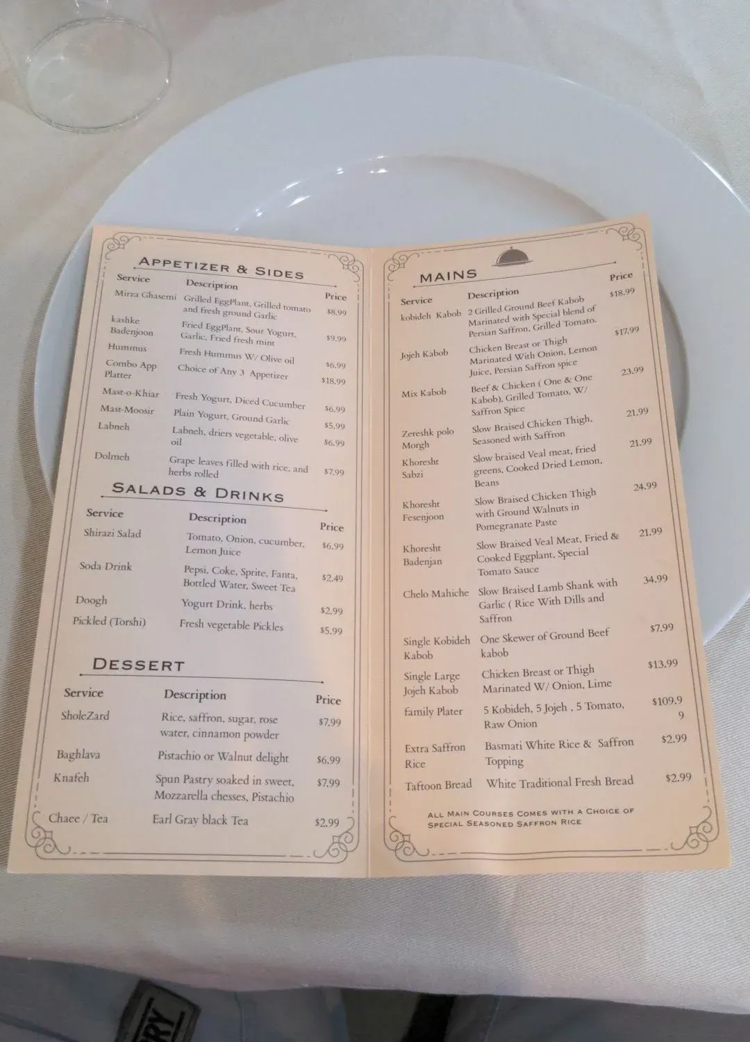 Menu 2