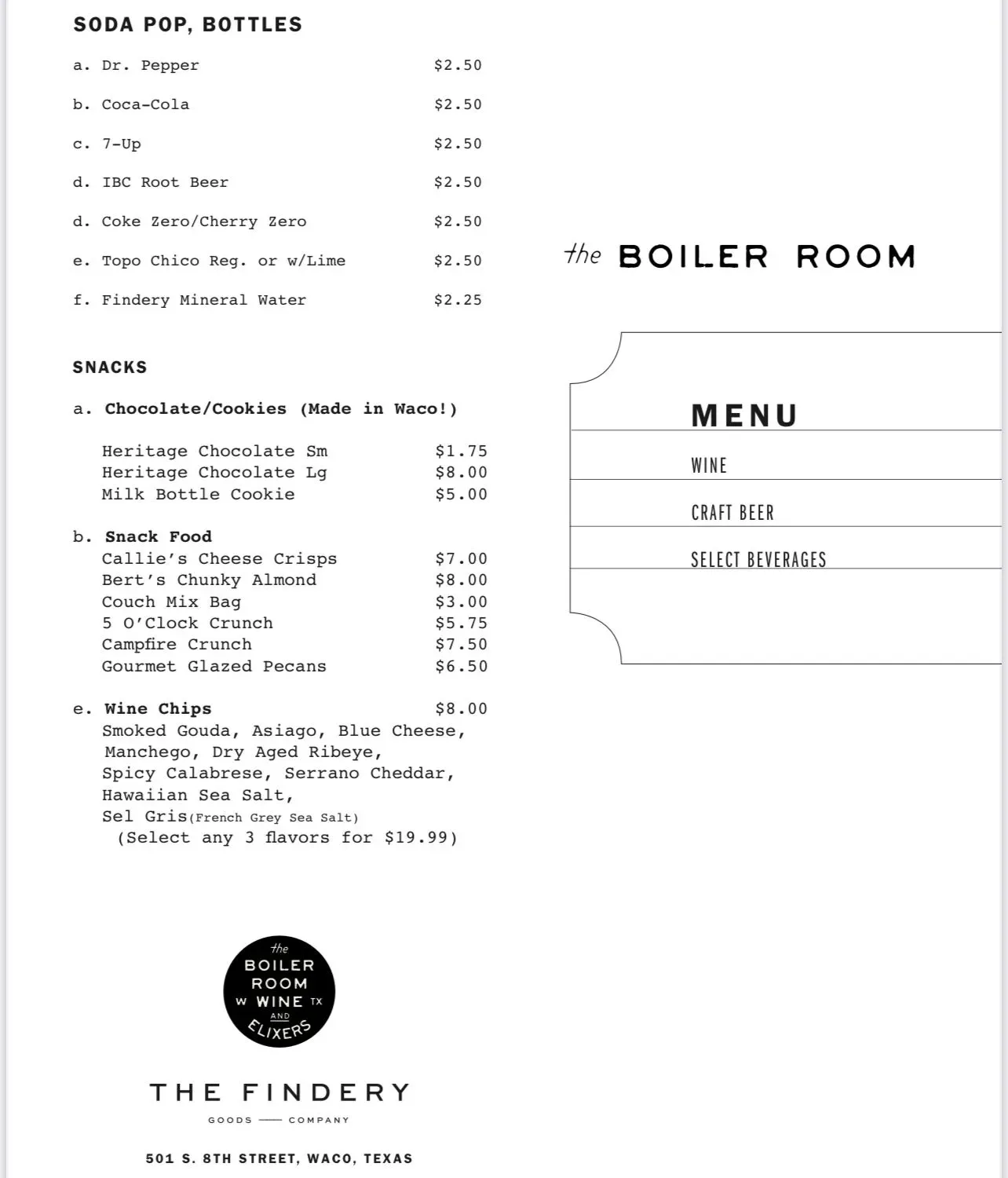 Menu 3