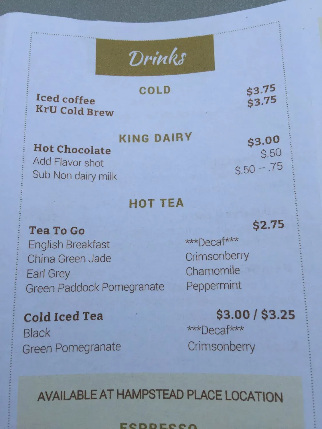 Menu 4