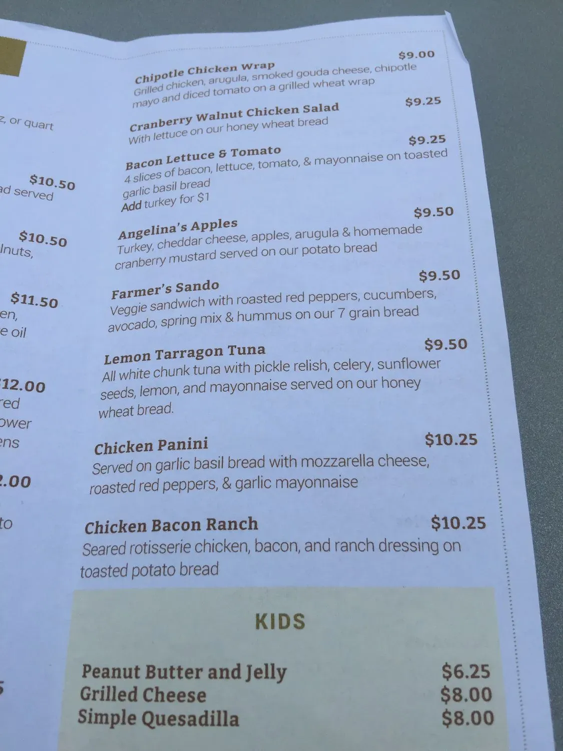 Menu 3