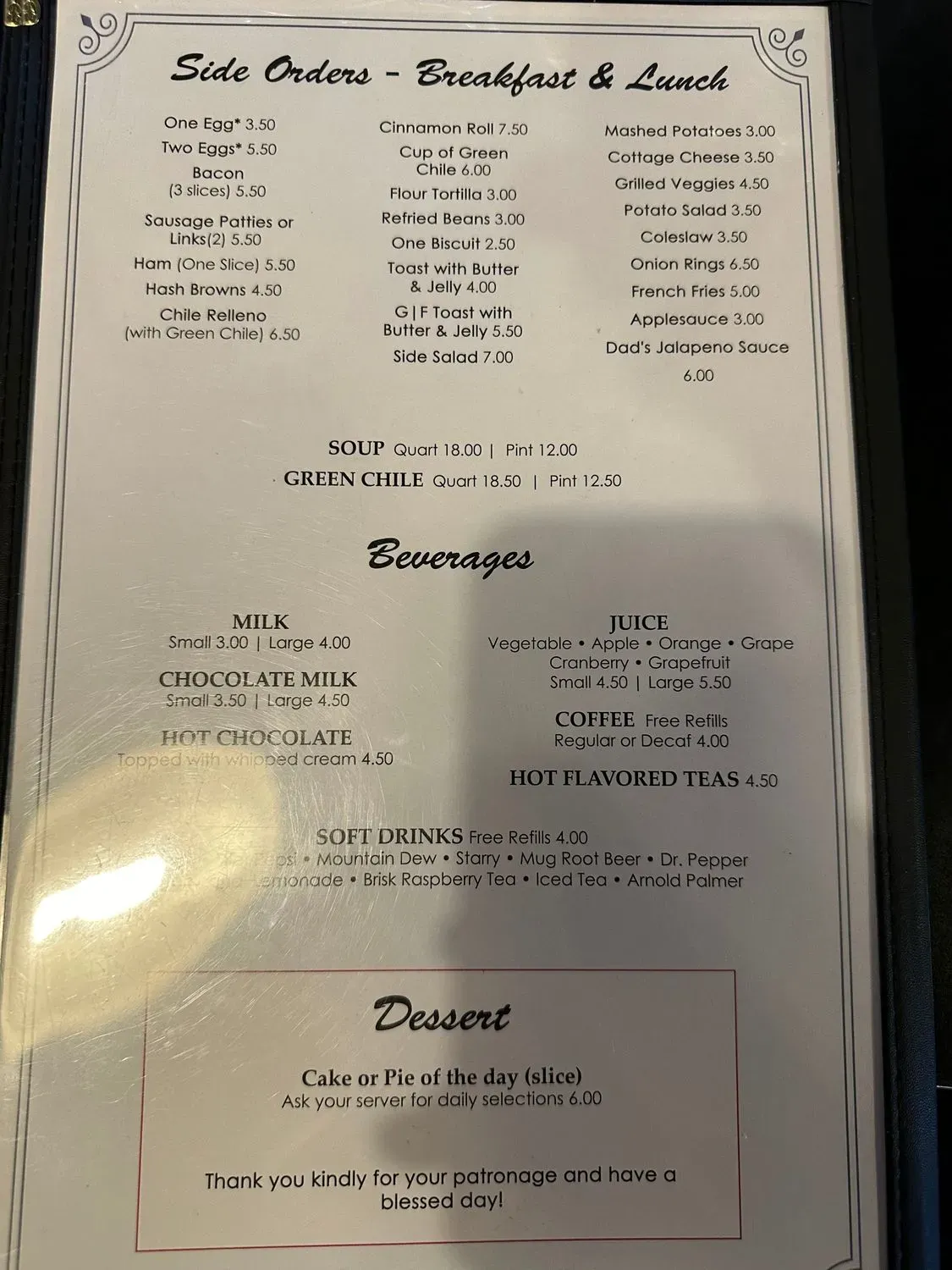 Menu 4