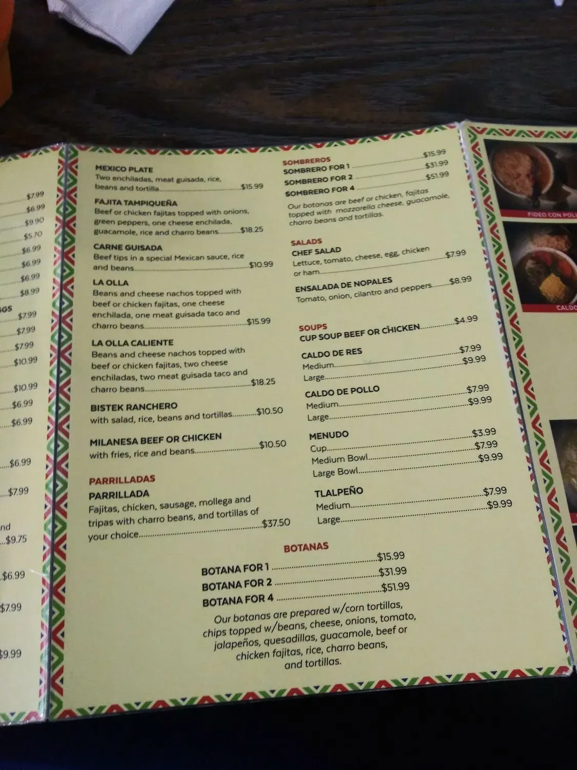 Menu 5