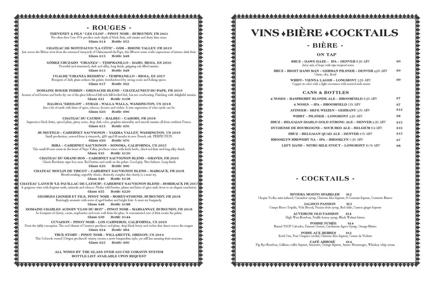 Menu 3