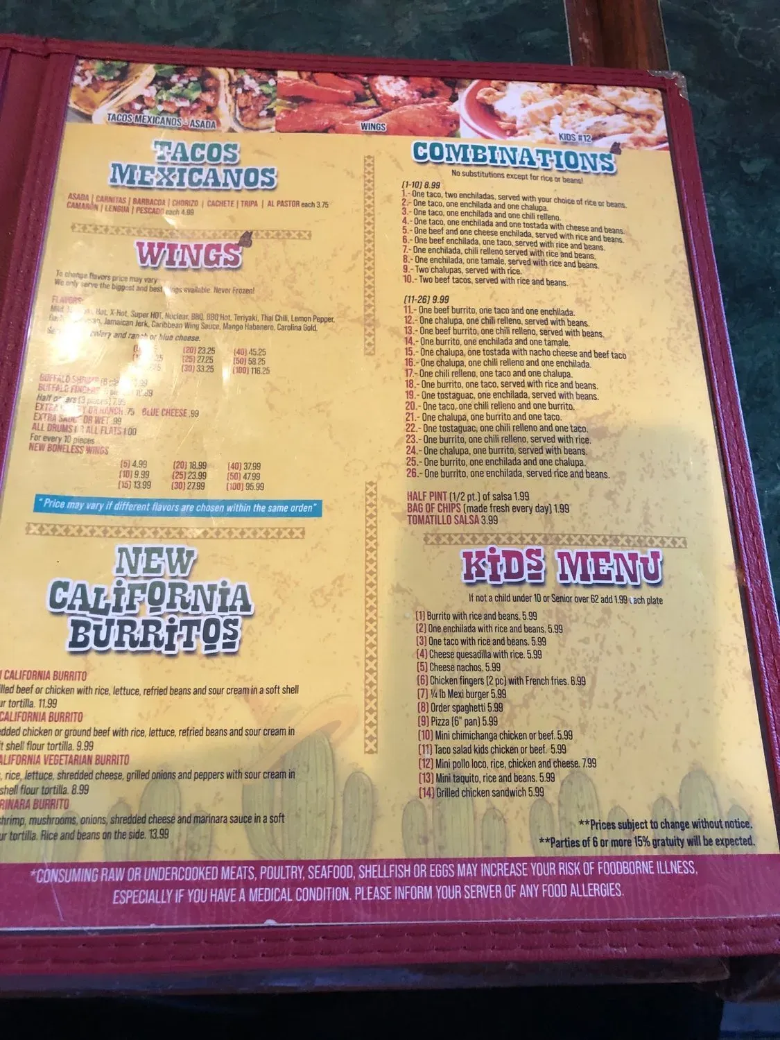 Menu 3