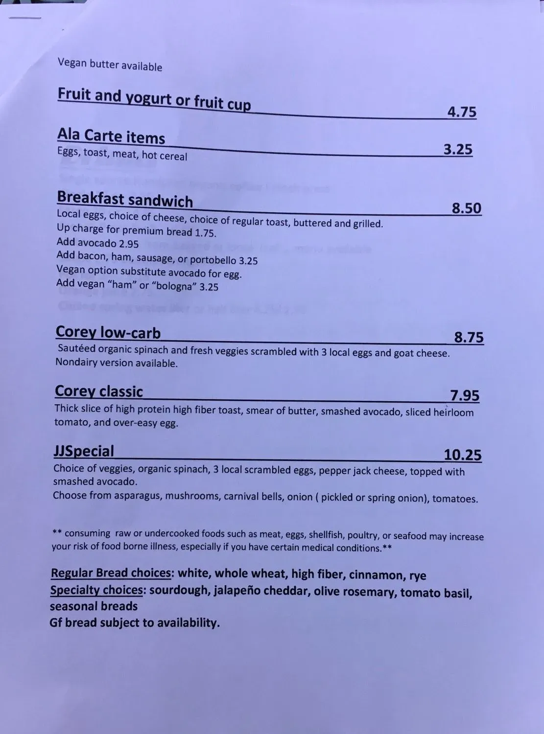 Menu 6