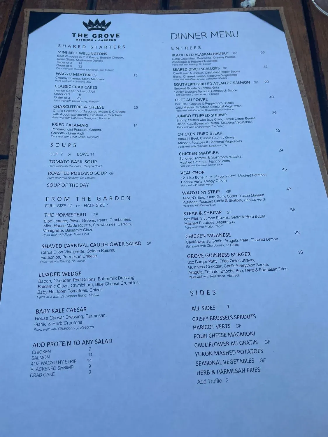 Menu 5