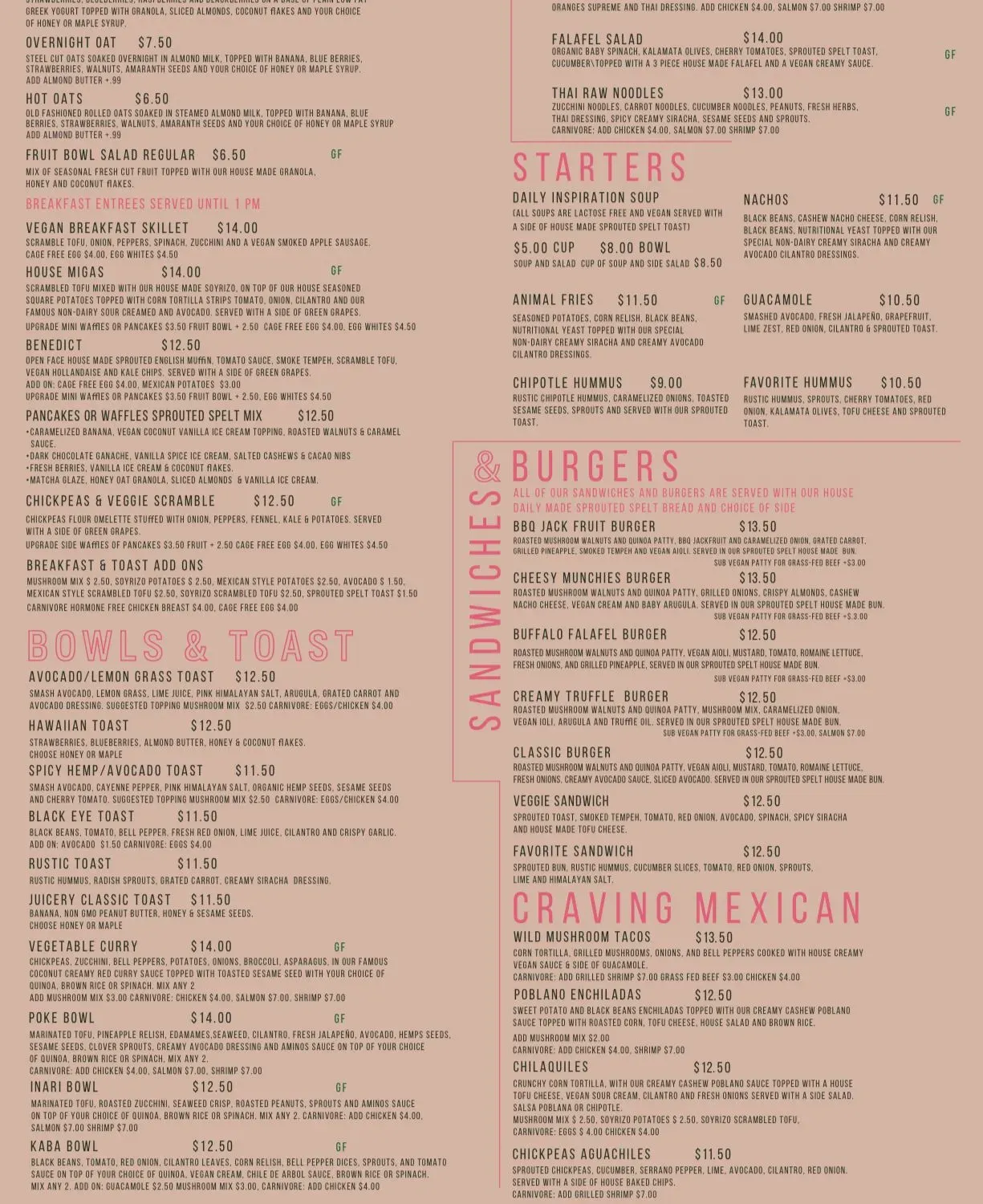 Menu 2