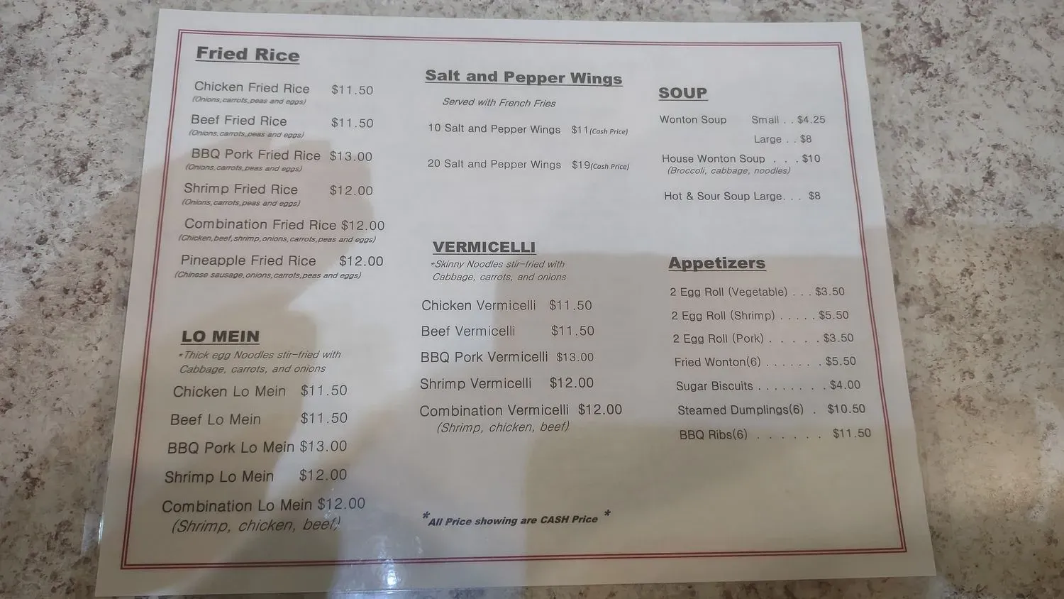 Menu 6