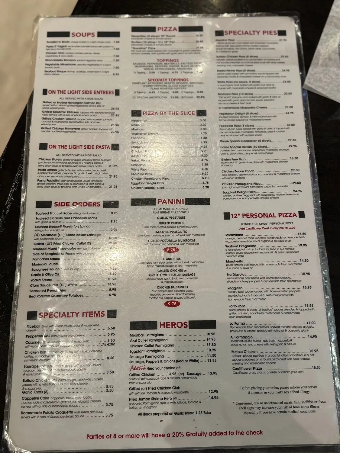 Menu 2