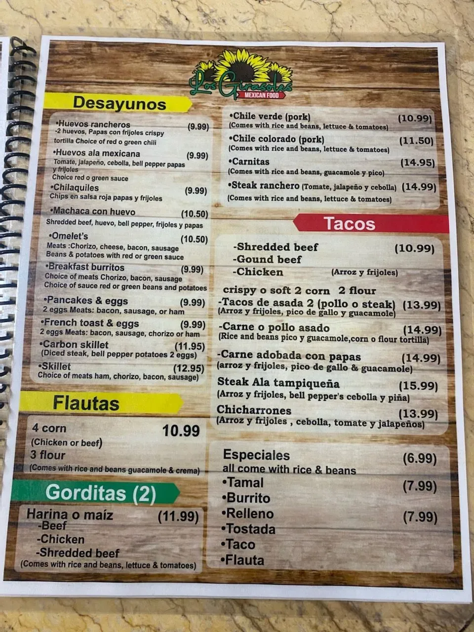 Menu 2