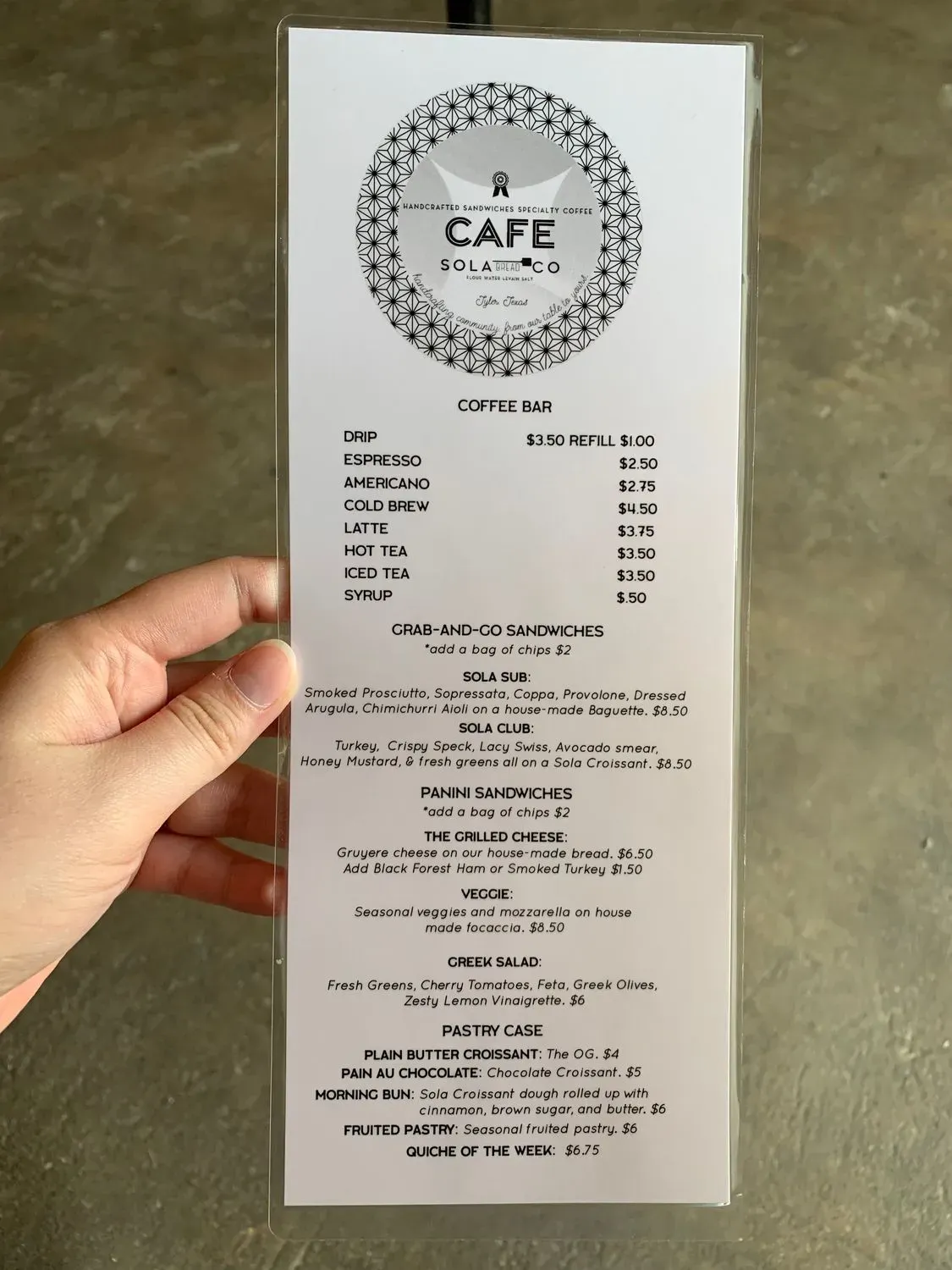 Menu 6