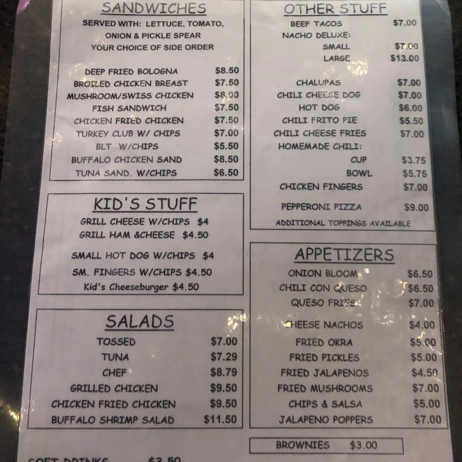 Menu 2