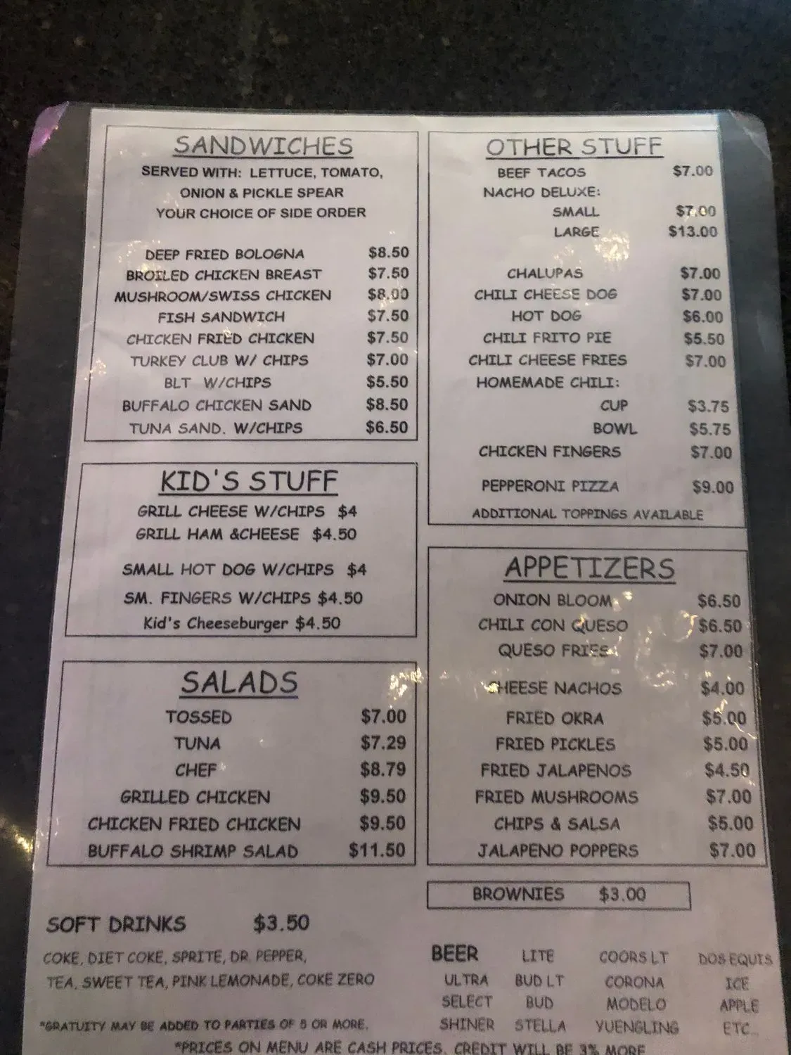 Menu 3