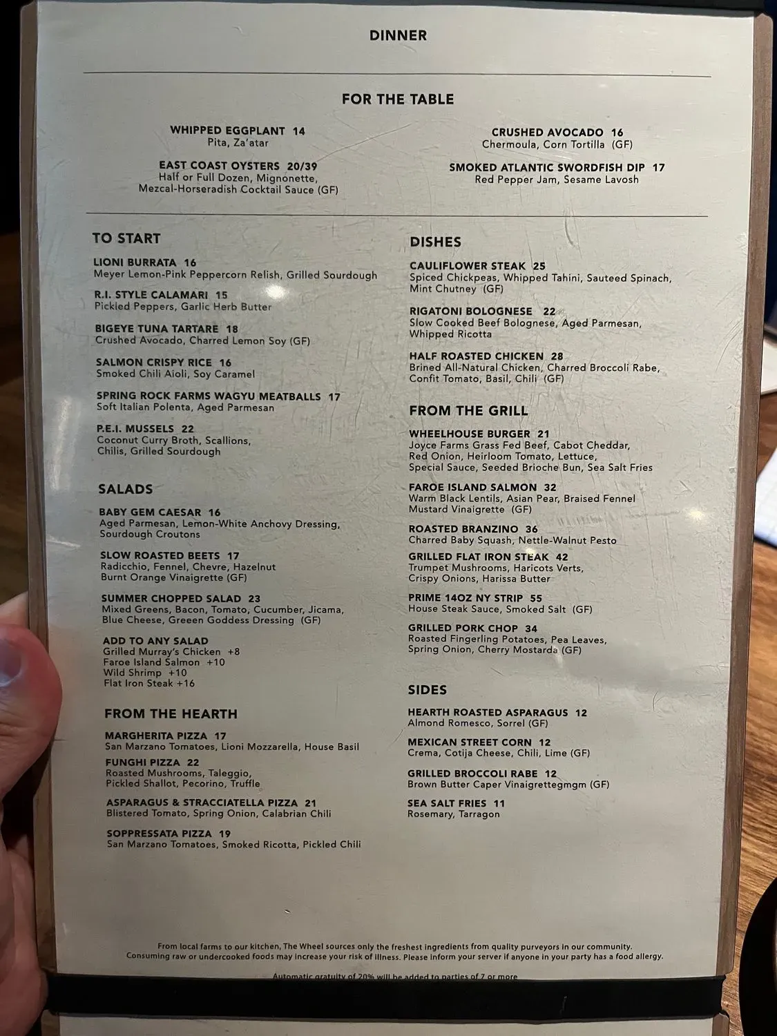 Menu 4