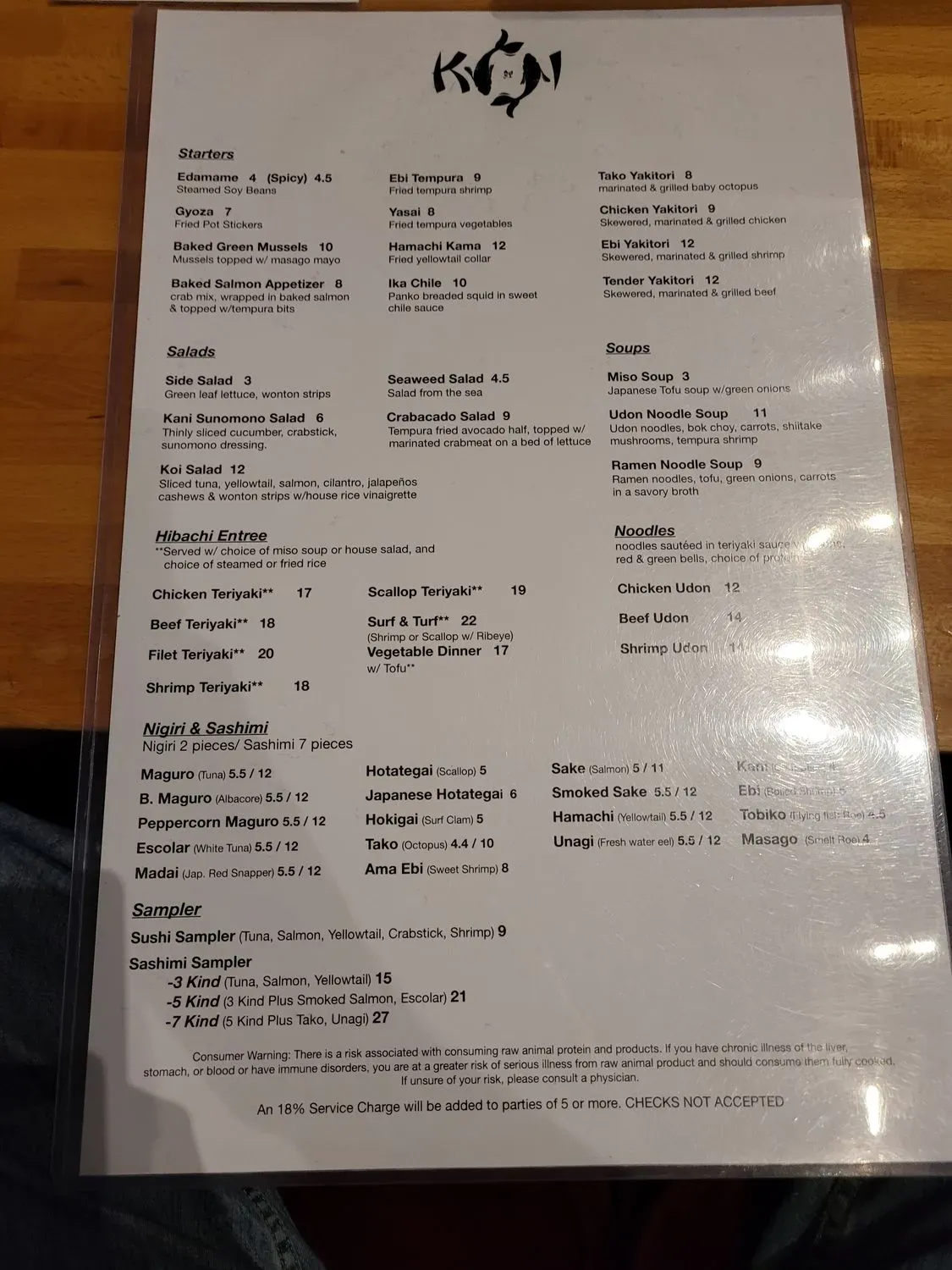 Menu 2