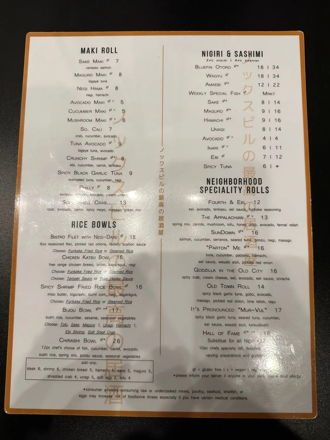 Menu 2