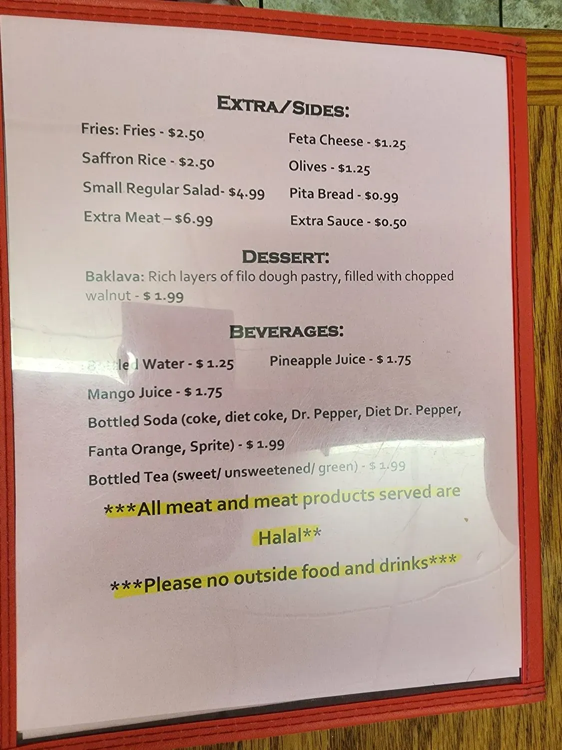 Menu 2