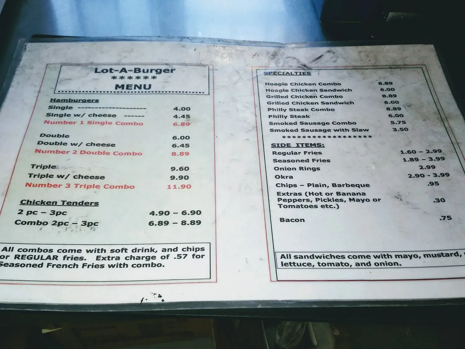 Menu 3