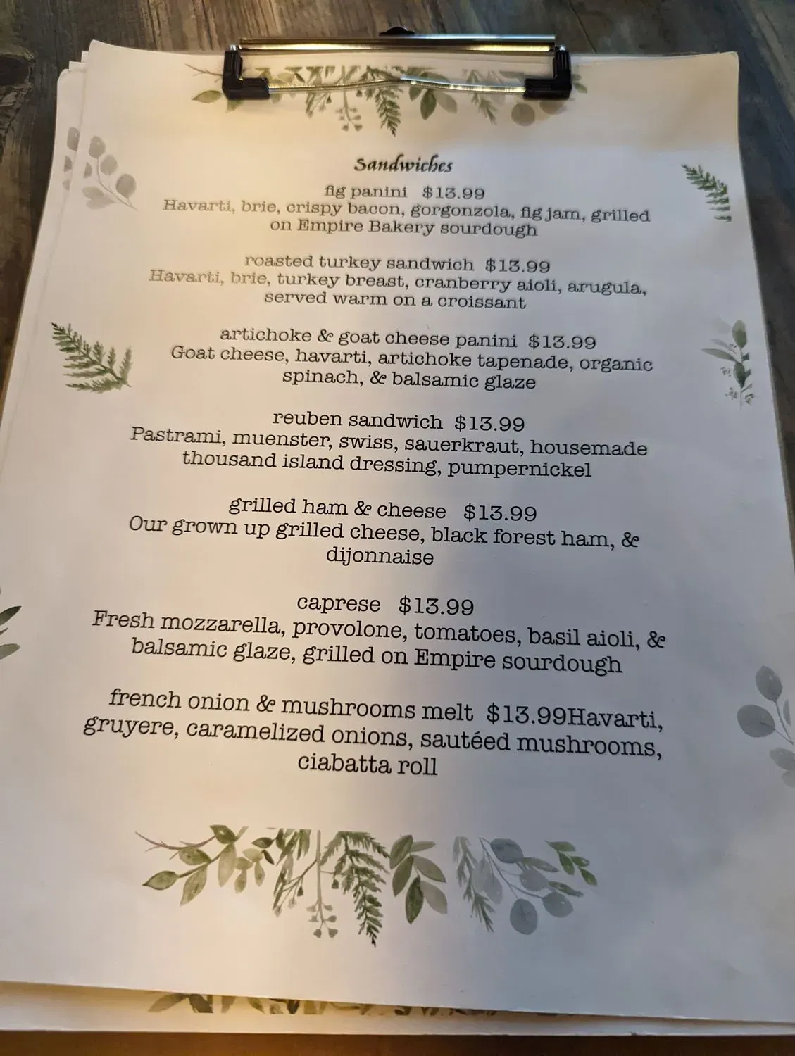 Menu 2