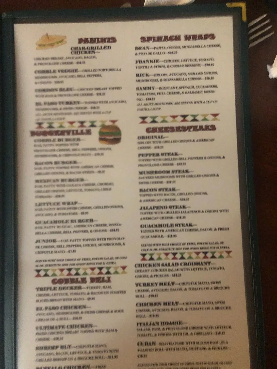 Menu 5