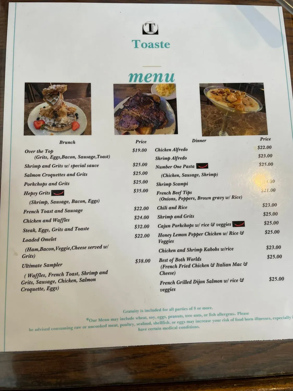 Menu 5