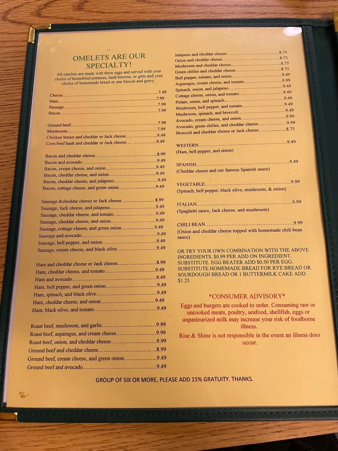 Menu 2