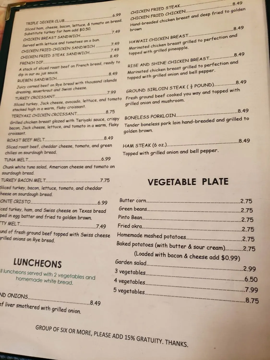 Menu 3