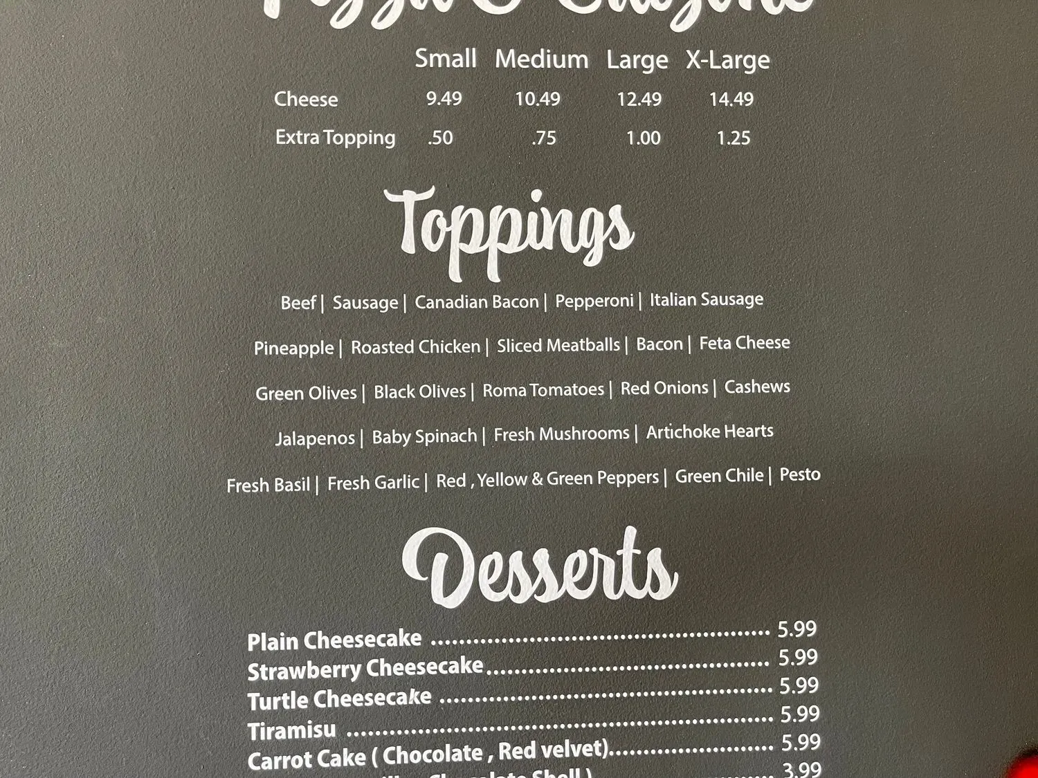 Menu 4