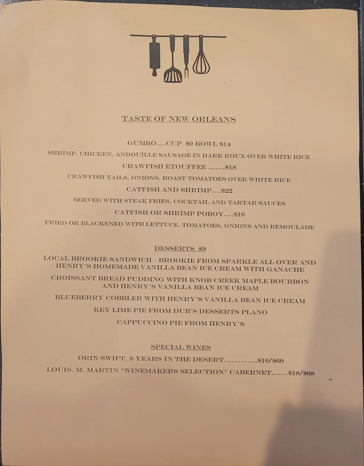 Menu 2