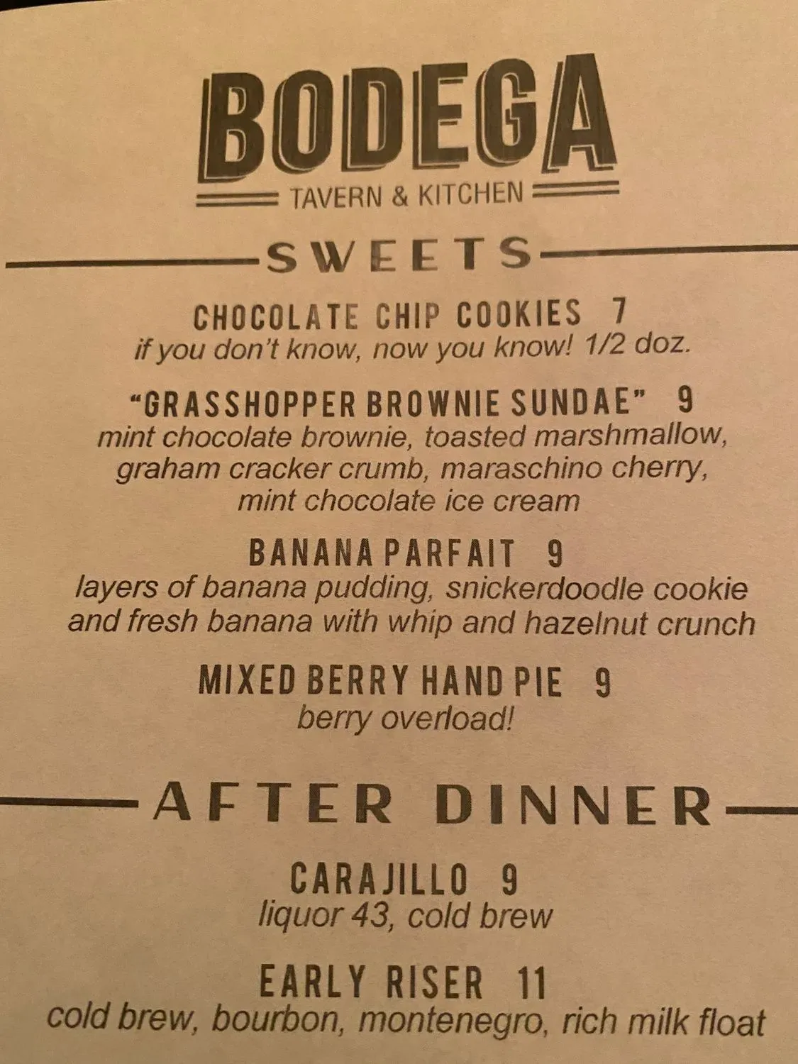 Menu 6