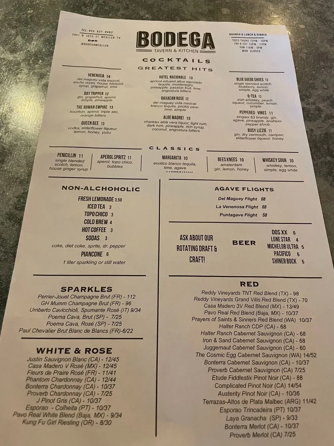 Menu 5