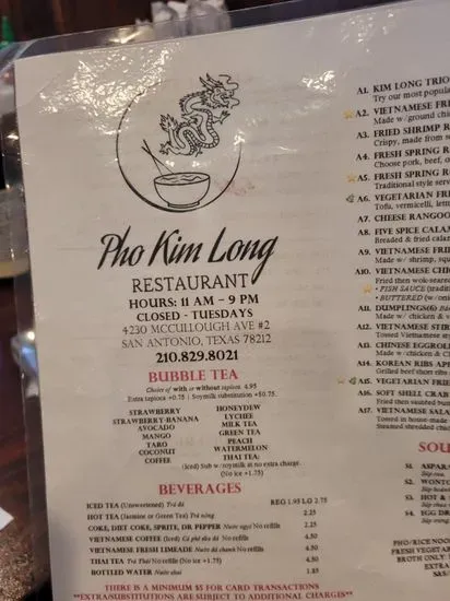 Menu 5