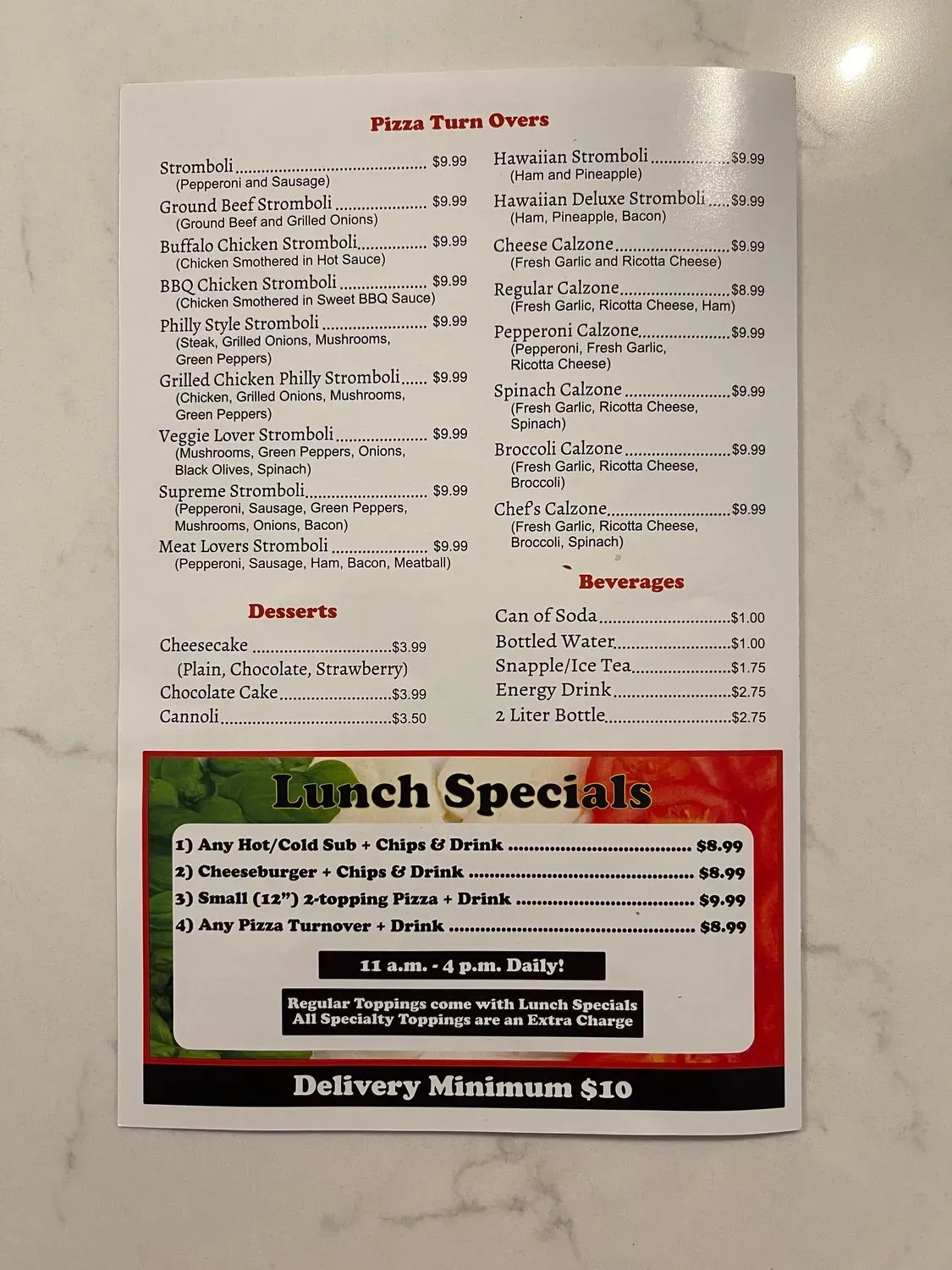 Menu 2