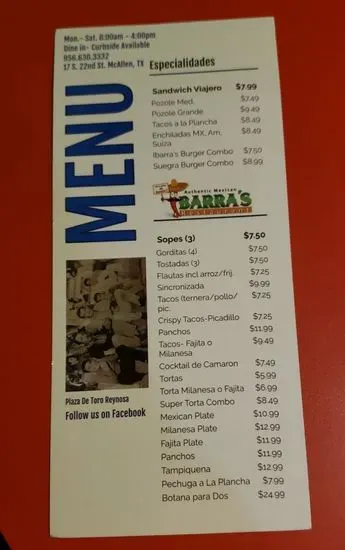 Menu 6