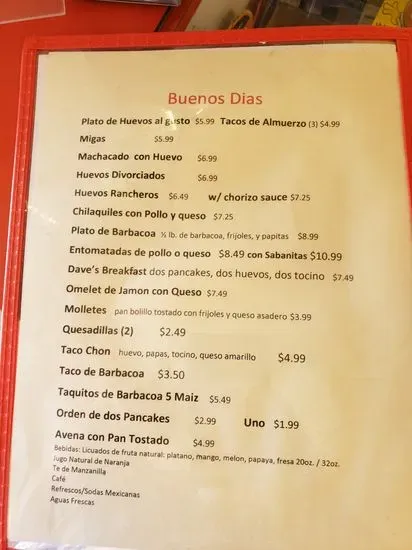 Menu 2