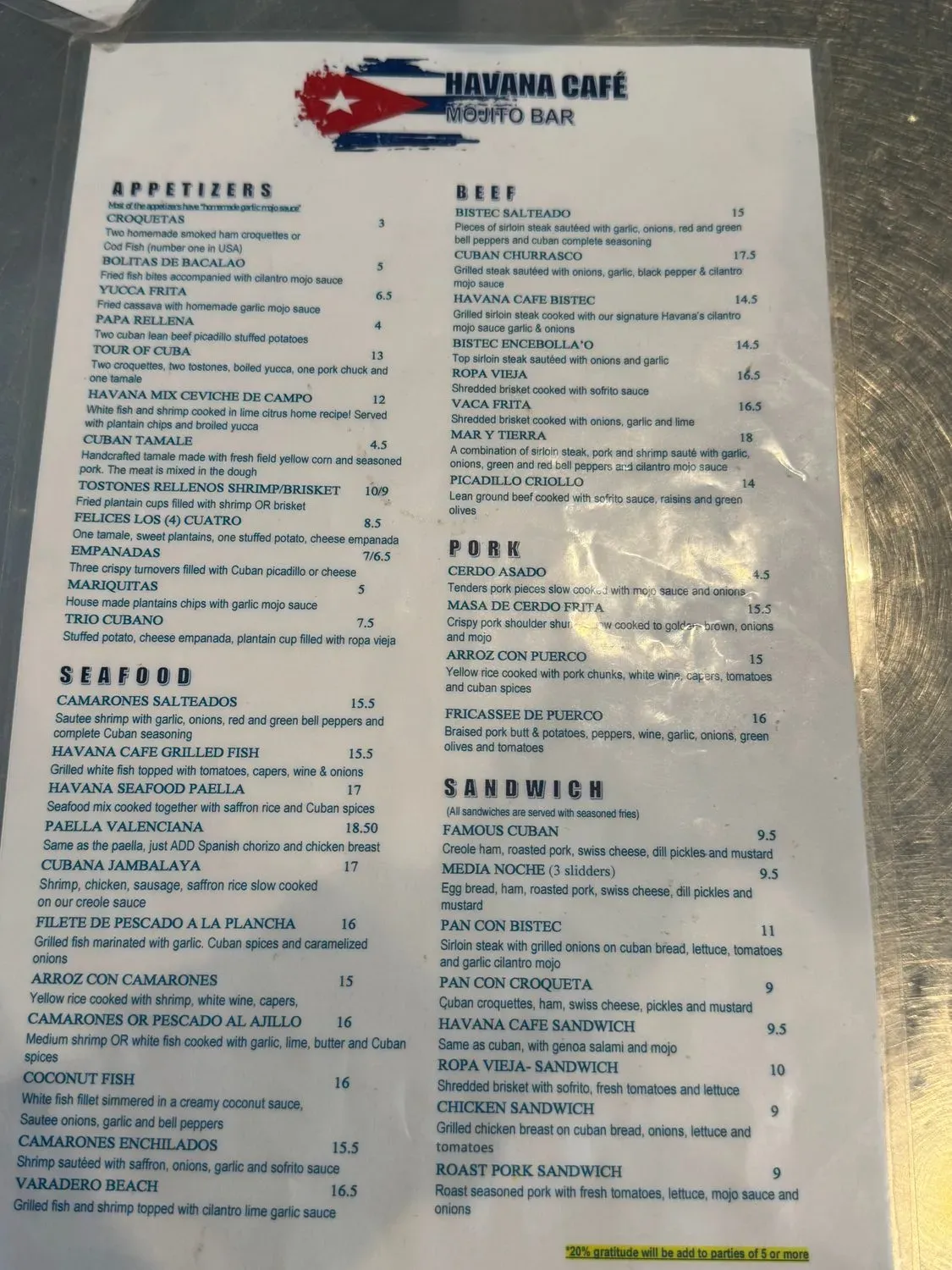 Menu 3