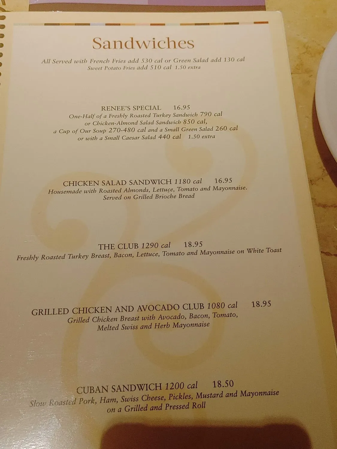 Menu 4