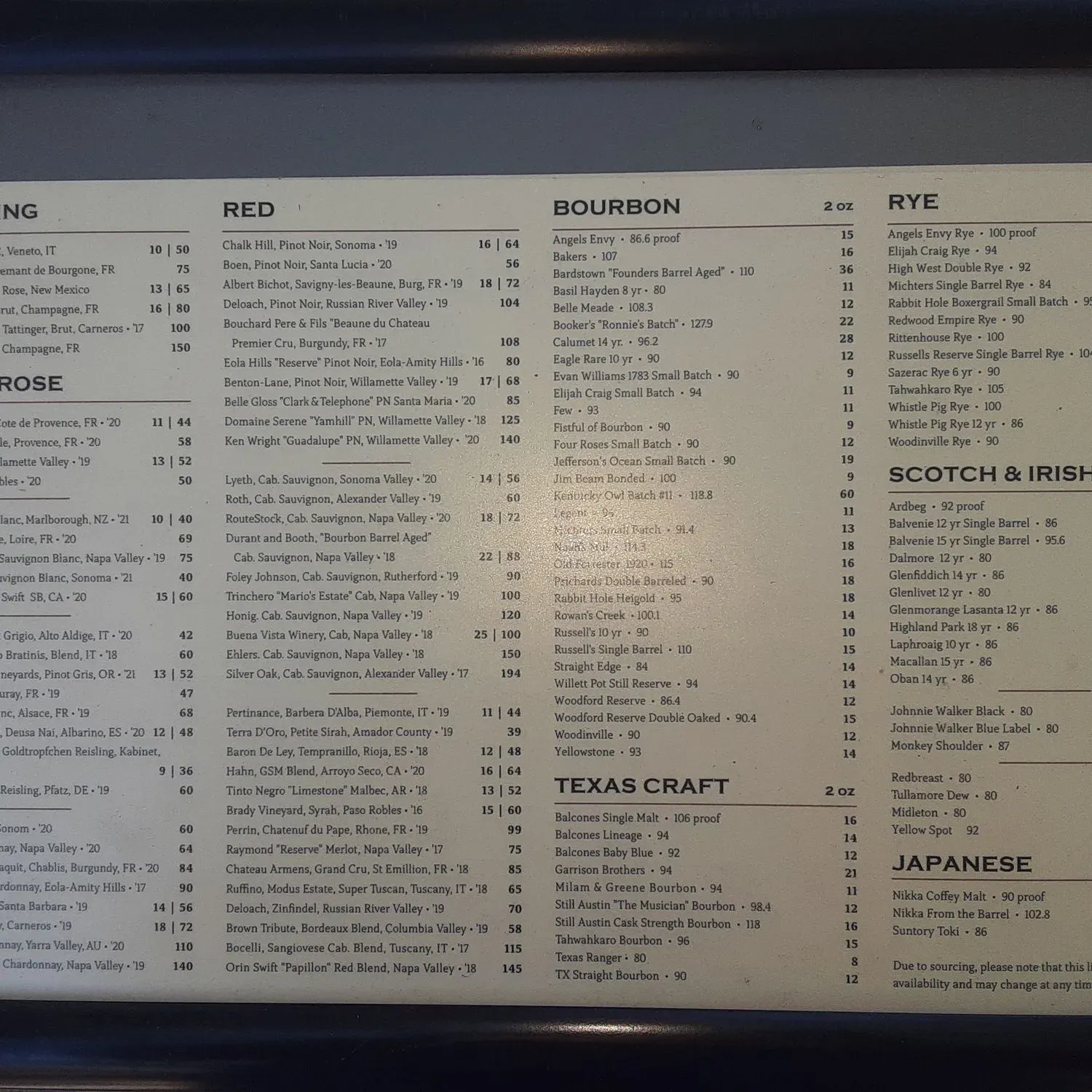 Menu 3