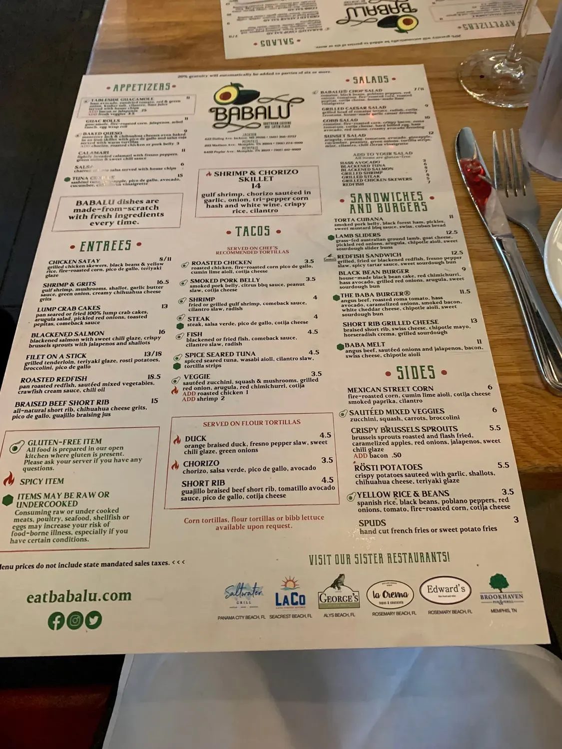 Menu 3